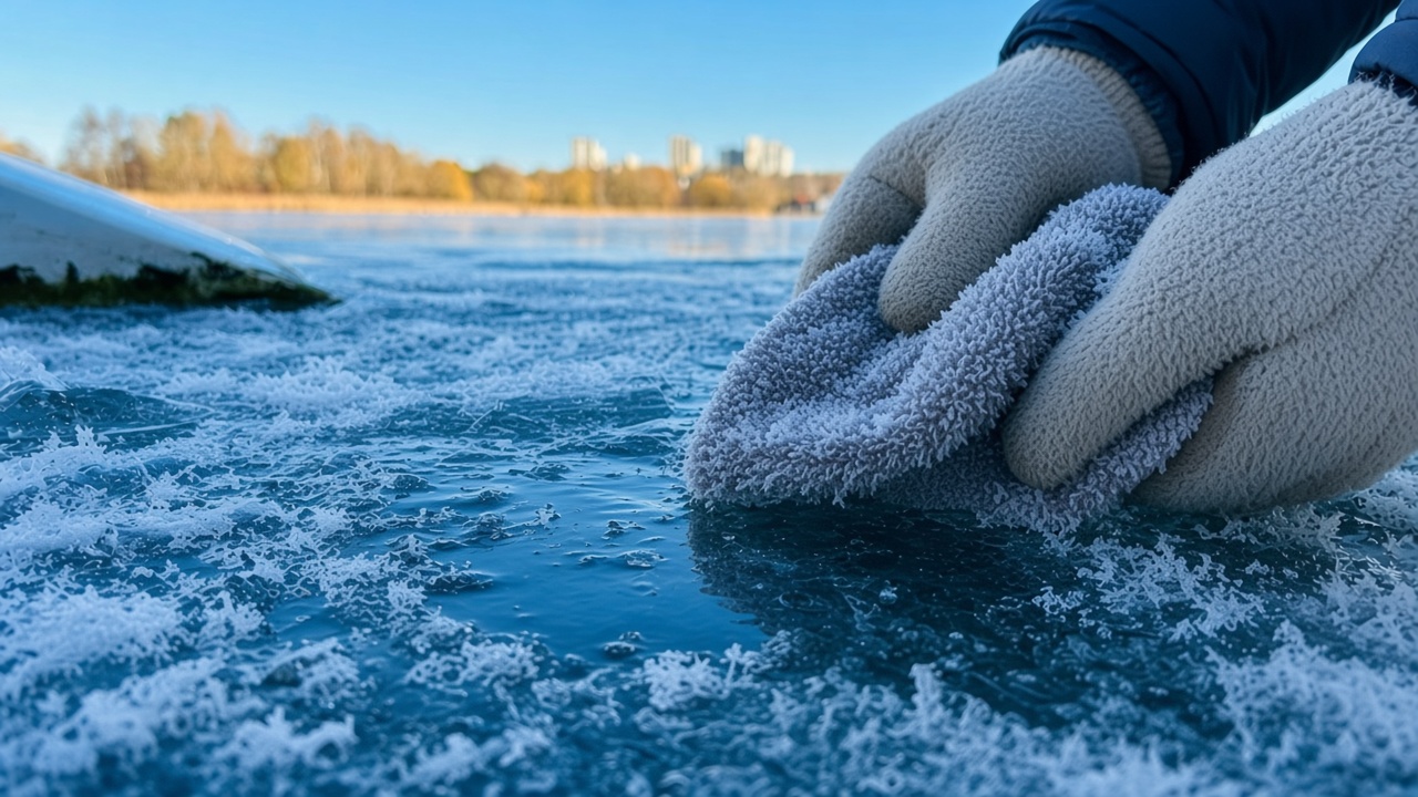 Impression vom Charity-Eisbaden in Neubrandenburg, Bild 6